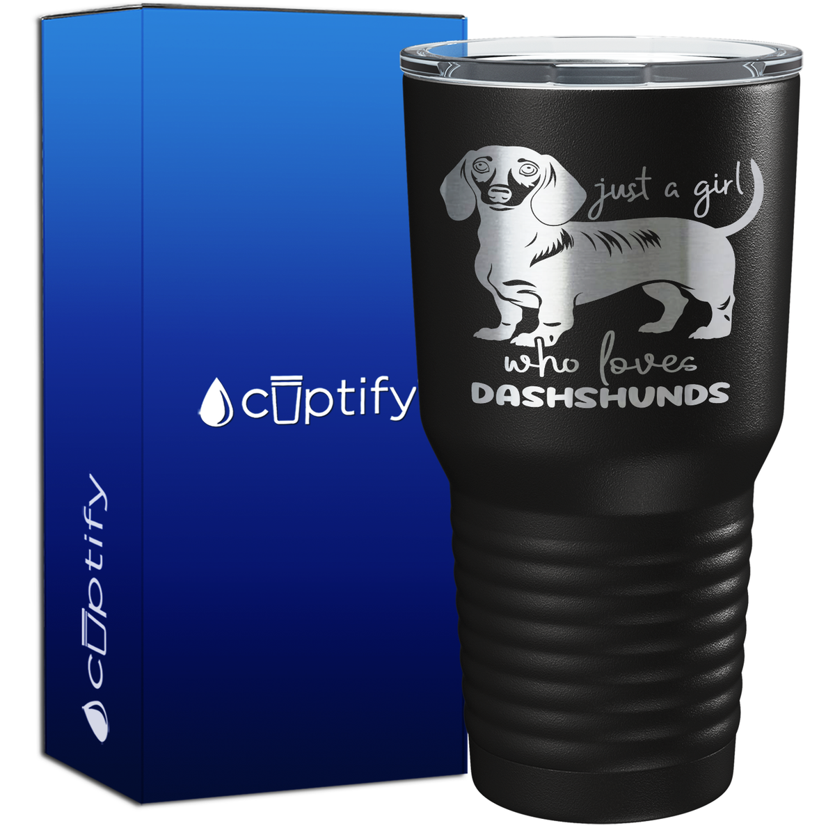Just a Girl Who Loves Dashshunds 30oz Dogs Tumbler
