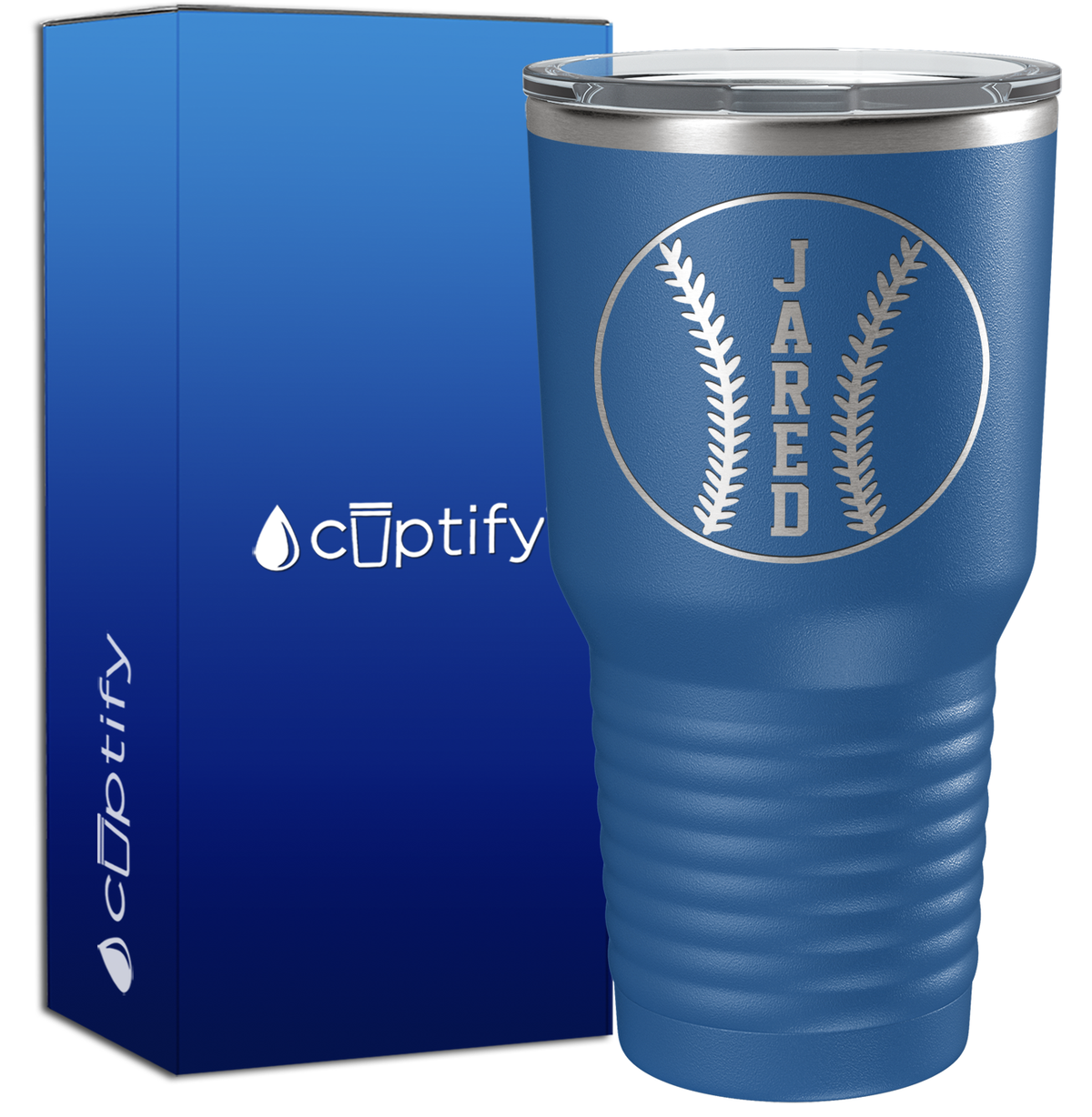 Personalized Baseball 30oz Baseball Tumbler