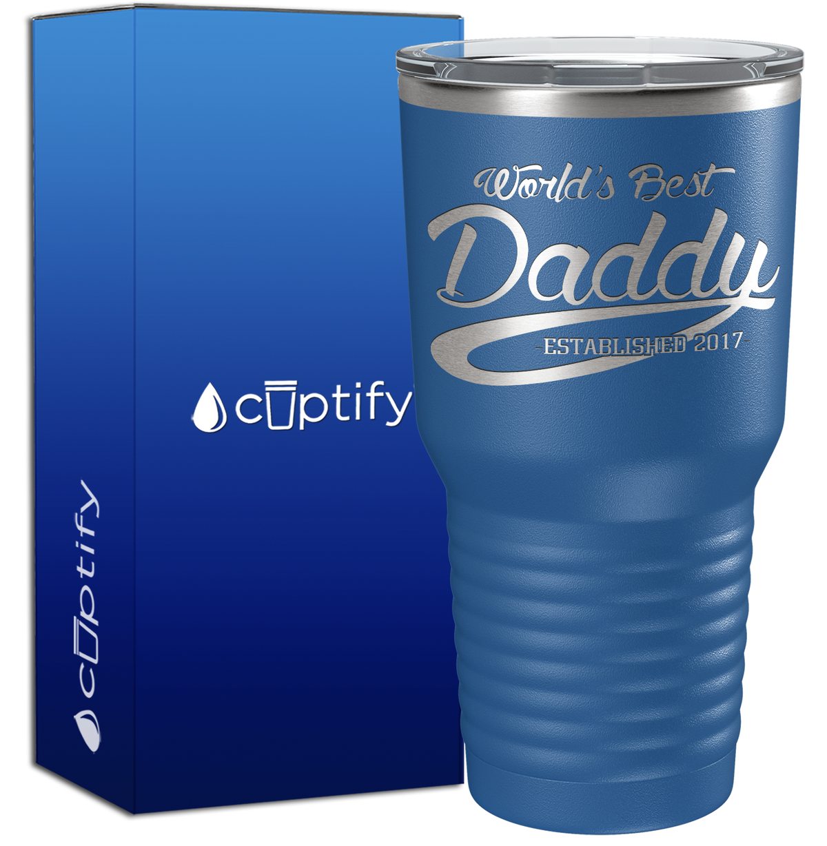World's Best Daddy Established 30oz Dad Tumbler