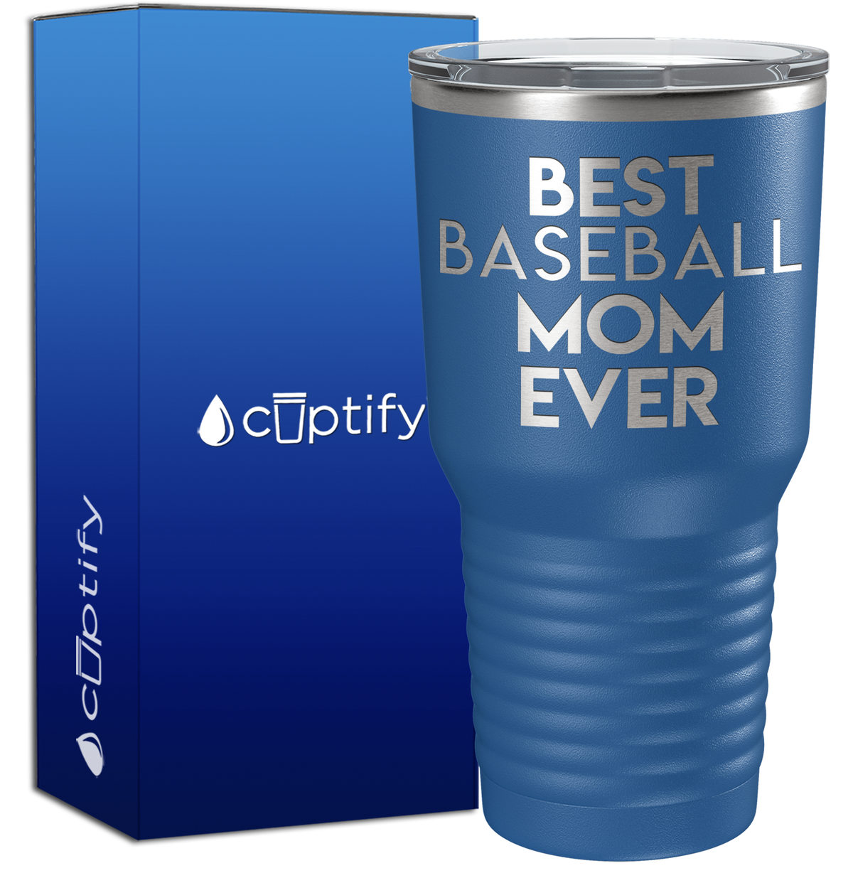 Best Baseball Mom Ever 30oz Baseball Tumbler
