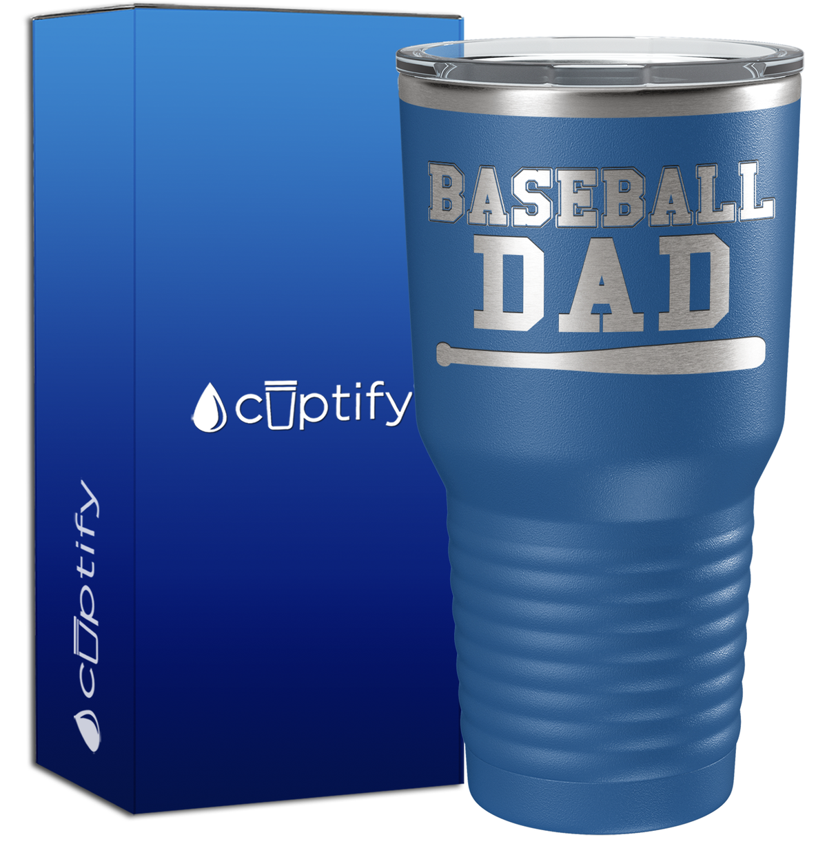 Baseball Dad 30oz Baseball Tumbler