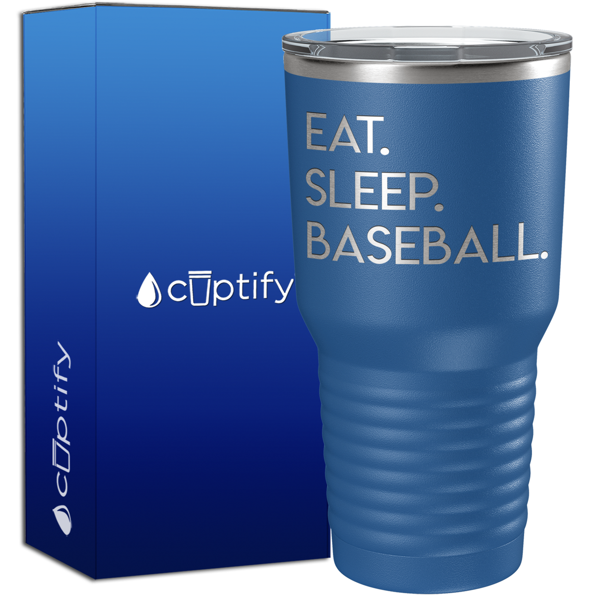 Eat Sleep Baseball 30oz Baseball Tumbler