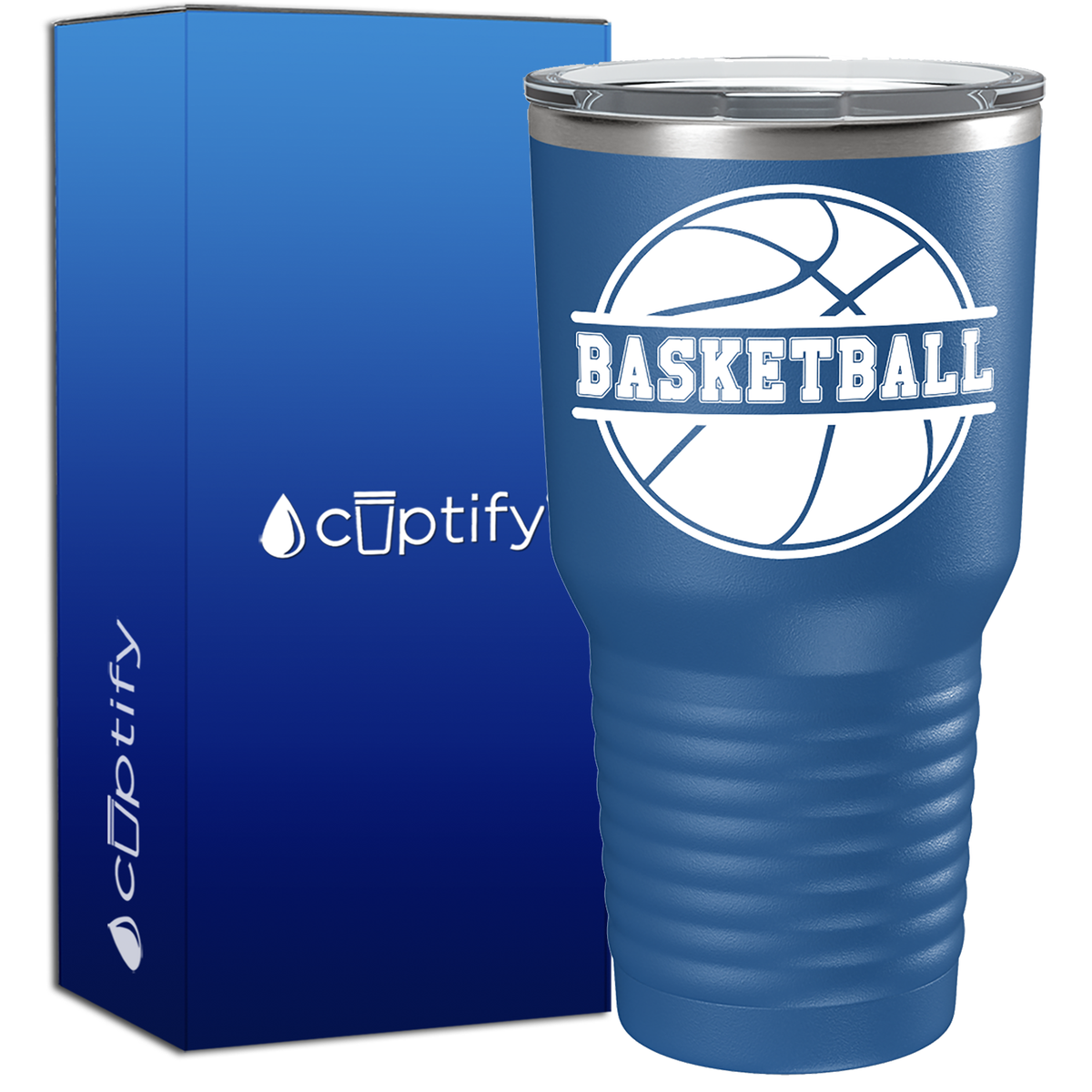 Basketball Ball on 30oz Tumbler