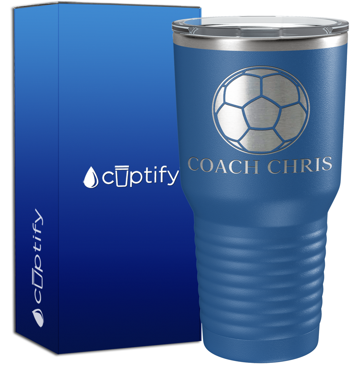Personalized Soccer Coach 30oz Coach Tumbler