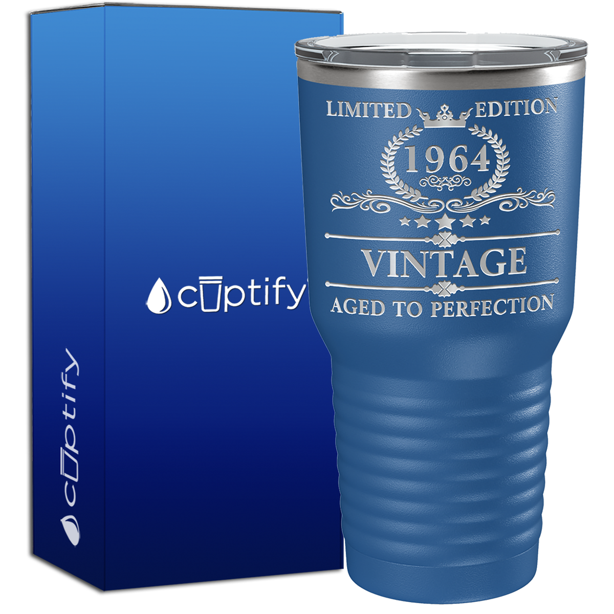 1964 Limited Edition Aged to Perfection 61st Birthday 61 Years Old 30oz Vintage Tumbler