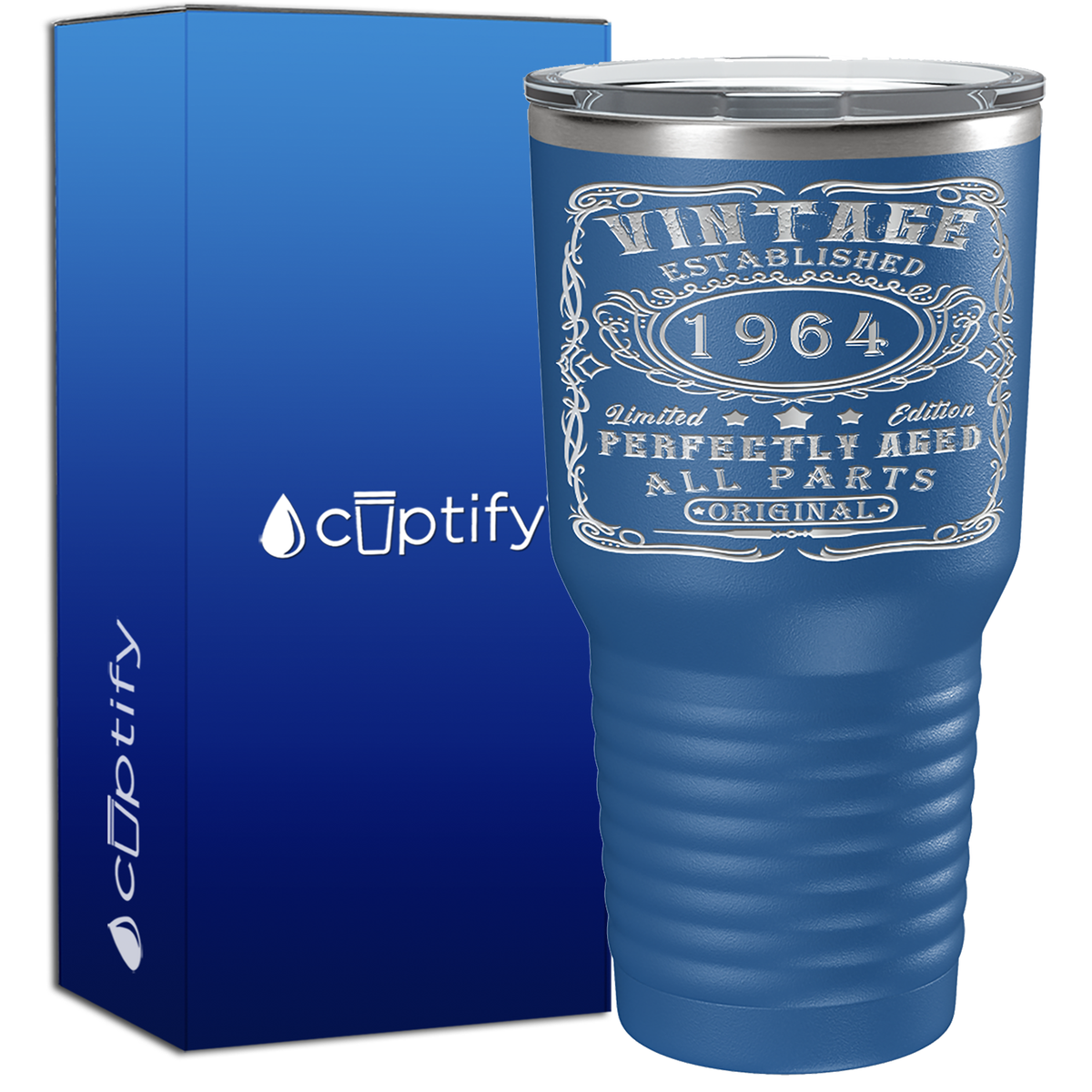 1964 Vintage Perfectly Aged 61st Birthday 61 Years Old 30oz Vintage Tumbler