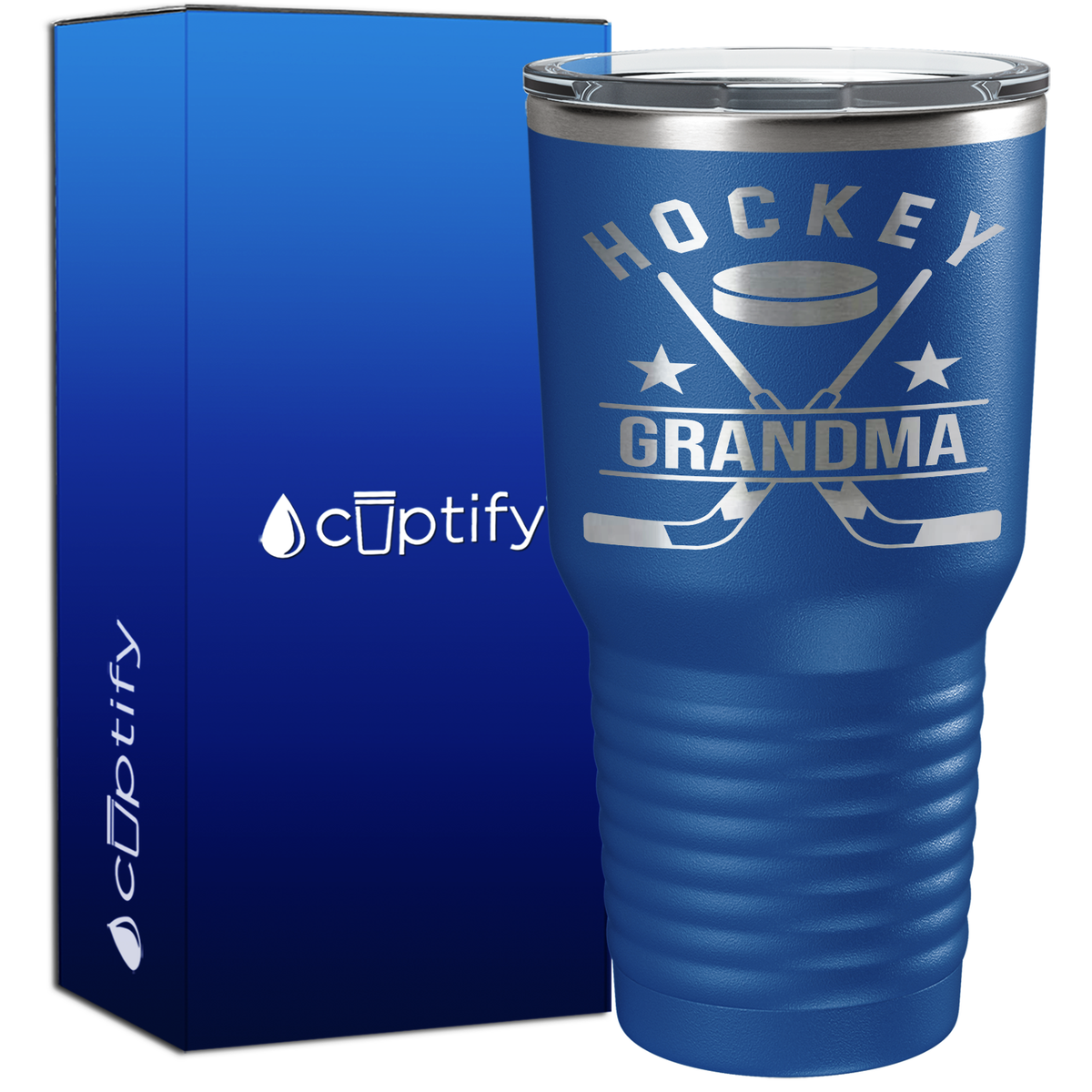 Hockey Grandma 30oz Hockey Tumbler