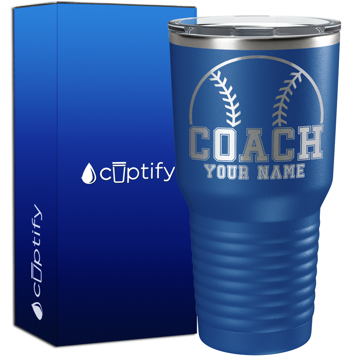 Personalized Baseball Coach 30oz Coach Tumbler