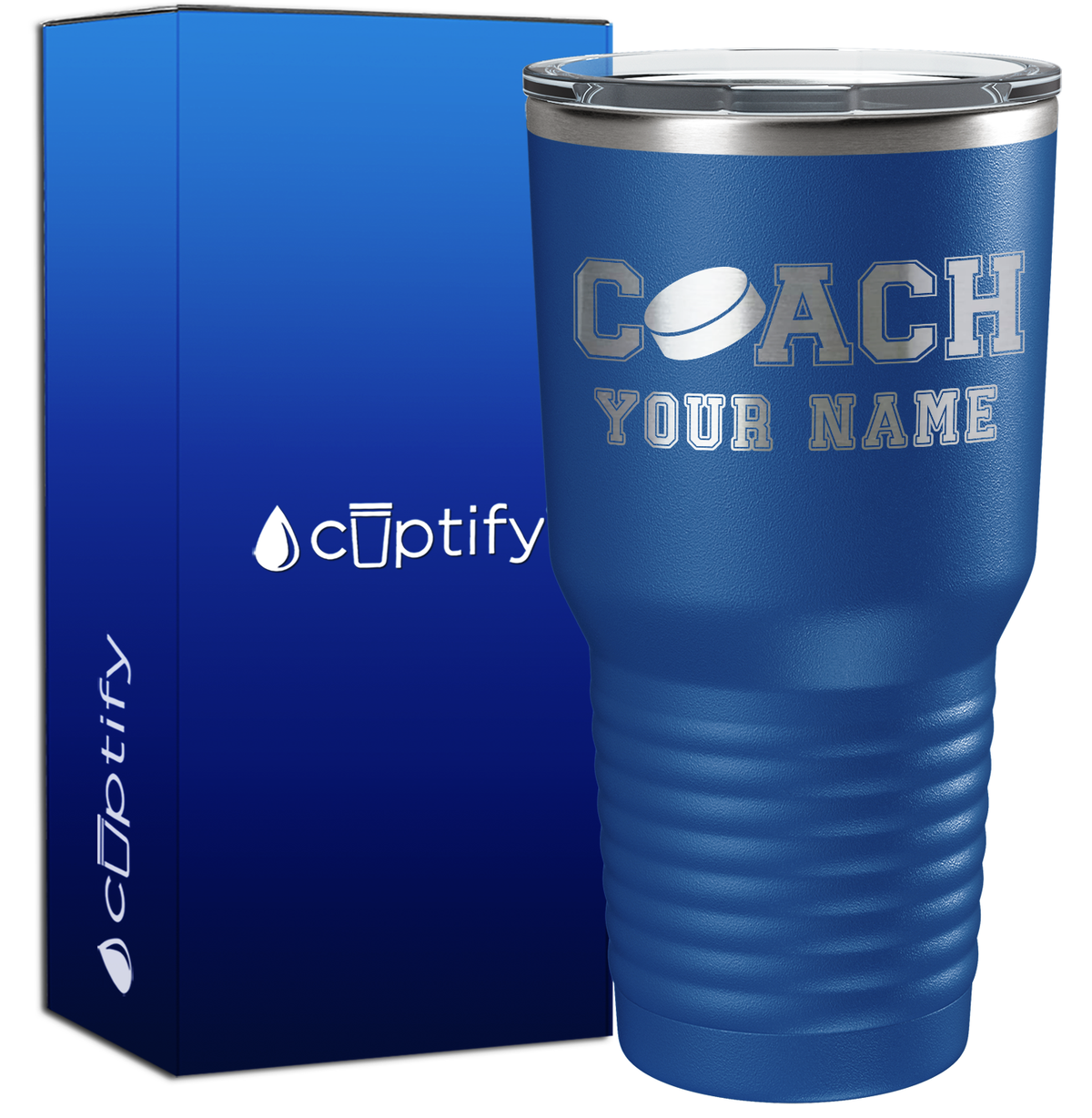 Personalized Coach Hockey 30oz Coach Tumbler