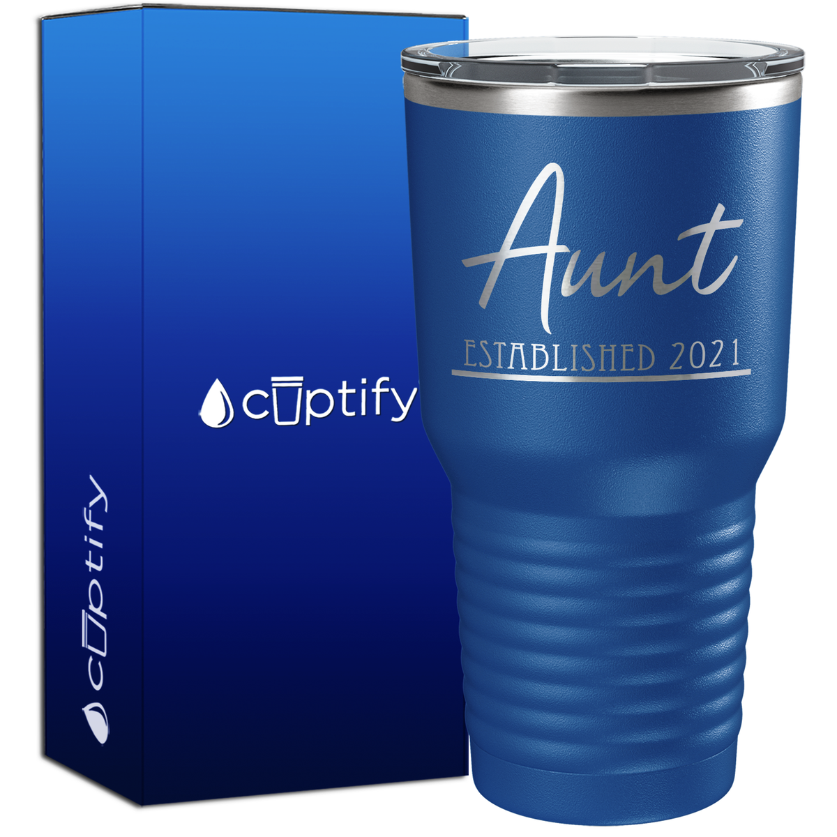 Aunt Established 30oz New Baby Tumbler
