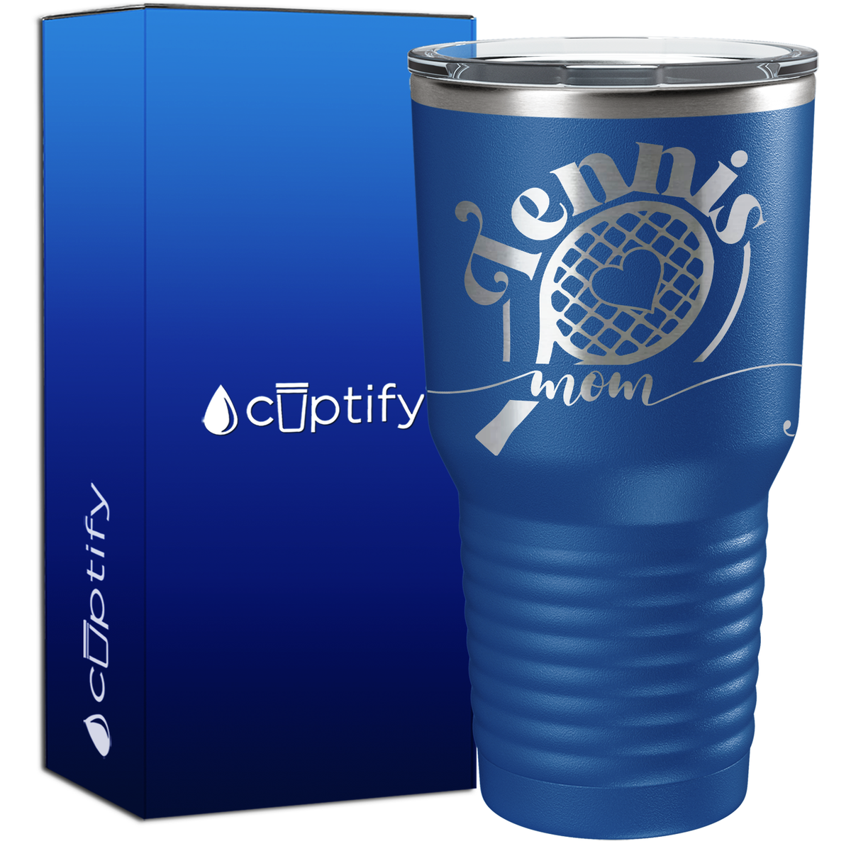 Tennis Racket Mom 30oz Tennis Tumbler