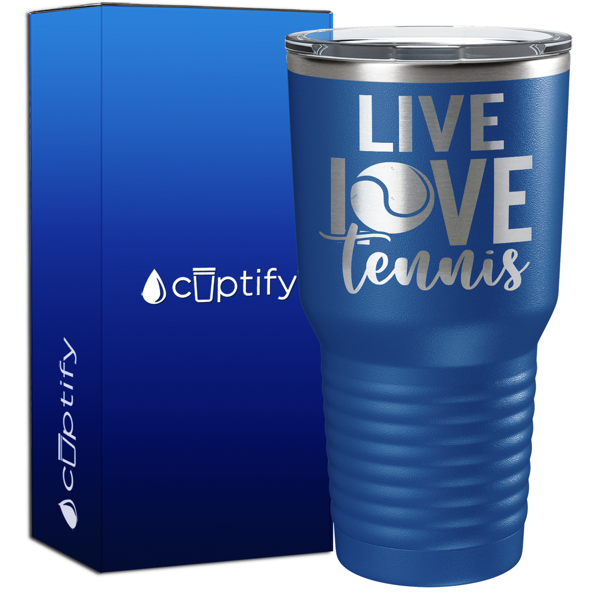 Live Love Tennis 30oz Tennis Tumbler