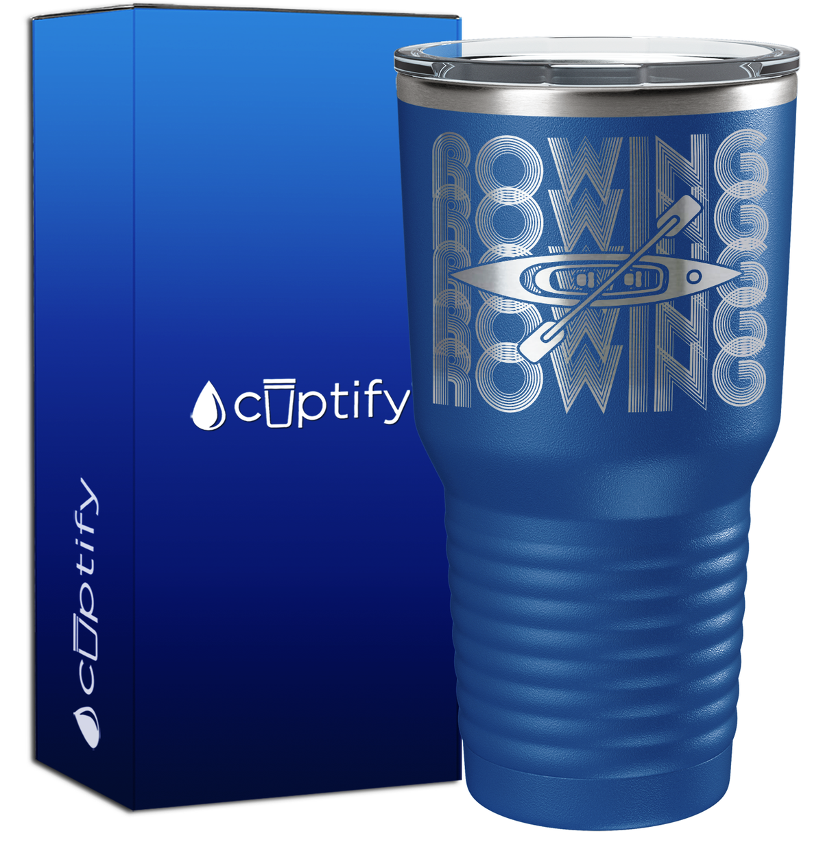 Rowing Rowing Rowing 30oz Crew Tumbler