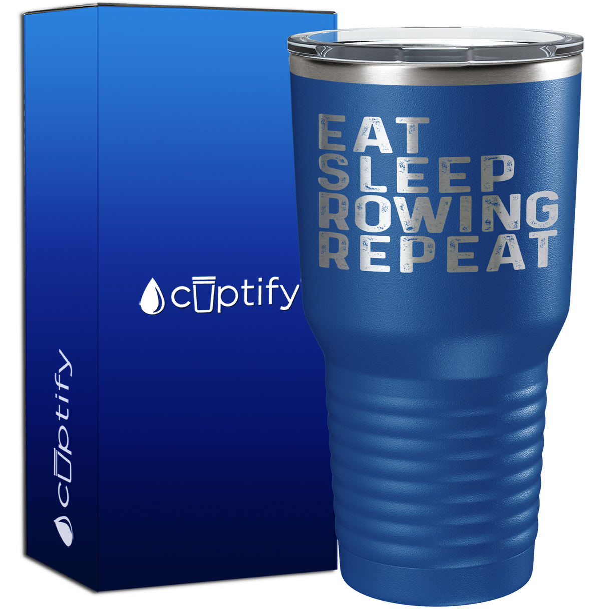 Eat Sleep Rowing Repeat 30oz Crew Tumbler