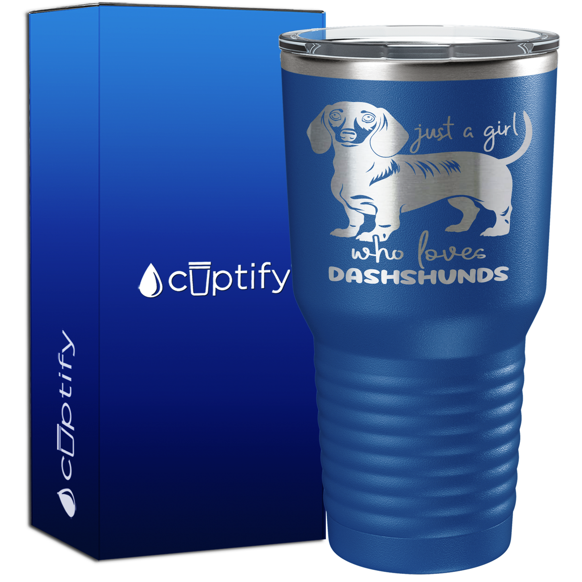 Just a Girl Who Loves Dashshunds 30oz Dogs Tumbler