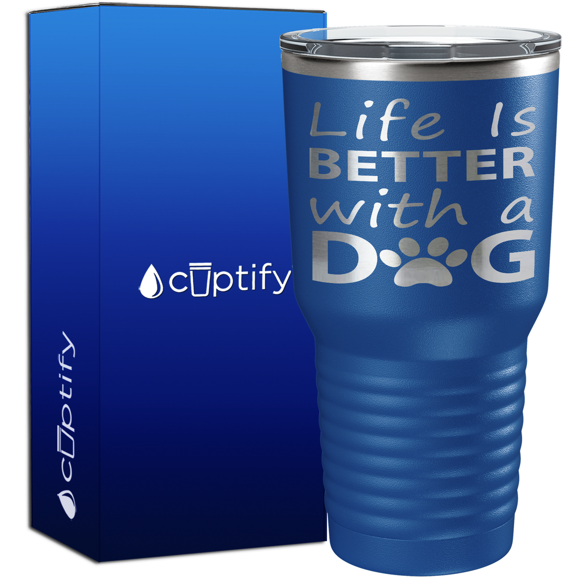 Life is Better with a Dog 30oz Dogs Tumbler