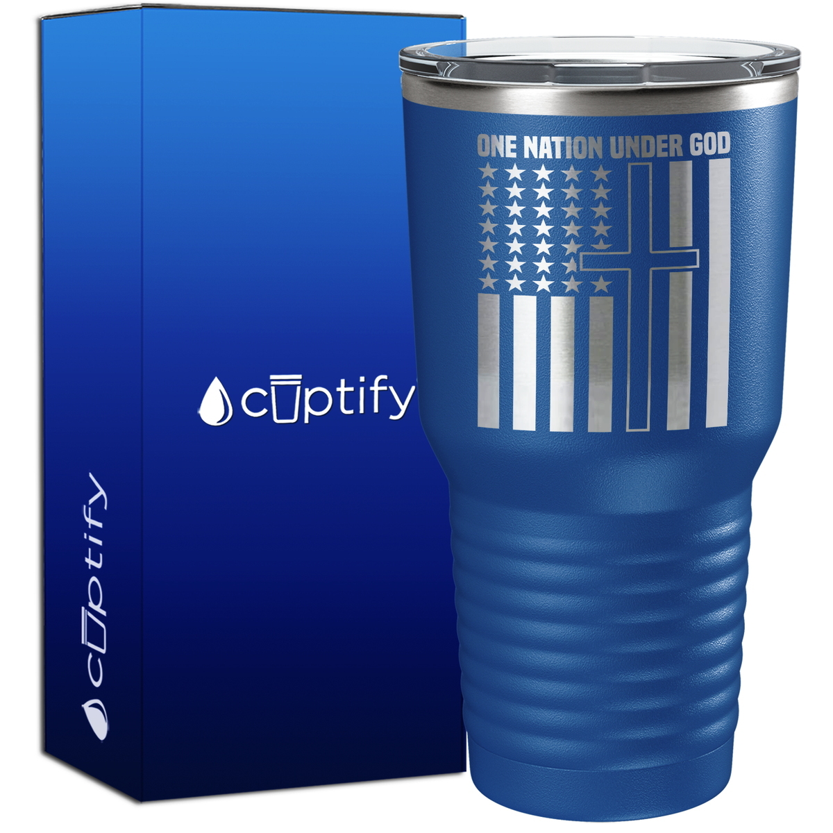 One Nation Under God 30oz 4th of July Tumbler