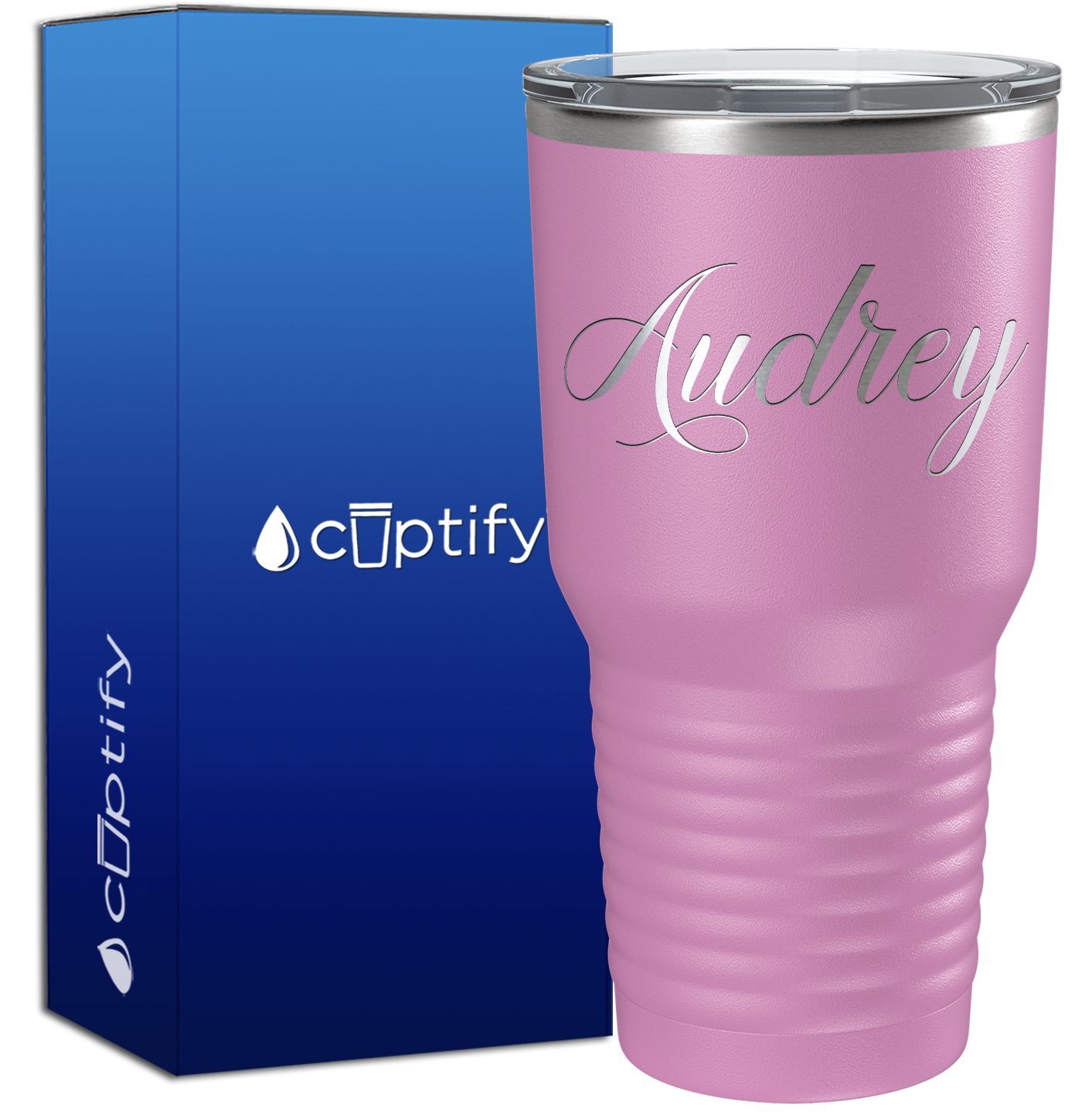 Personalized Blush 30oz Engraved Tumbler