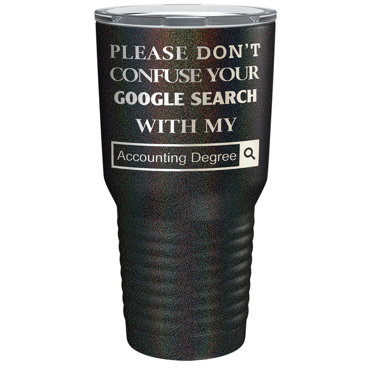 Accountant We do Precision Guess Work on 30oz Stainless Steel Tumbler