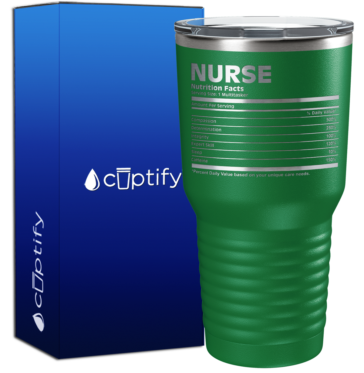 Nurse Nutrition Facts 30oz Nurse Tumbler