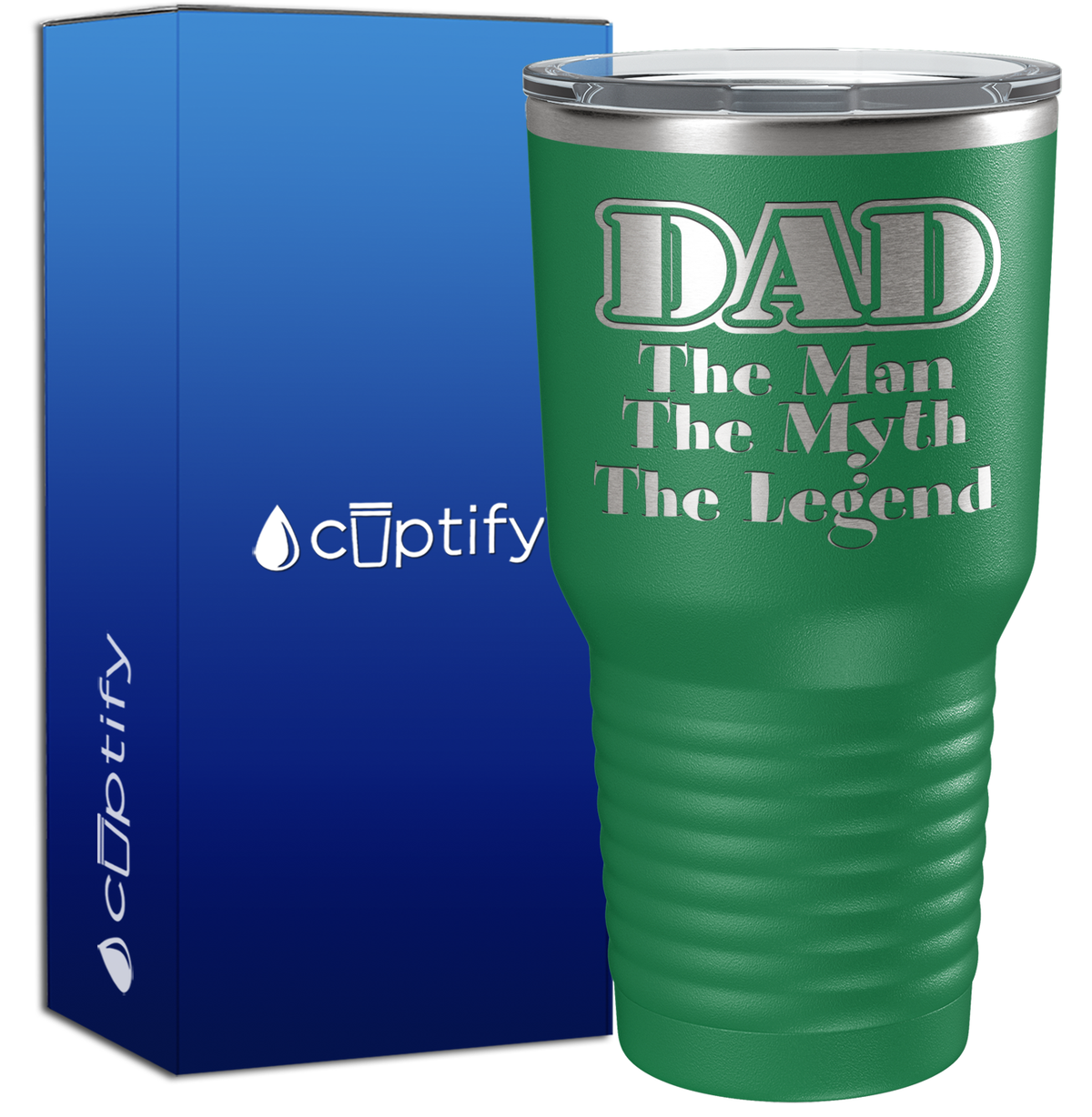 DAD Man Myth Legend 30oz Dad Tumbler