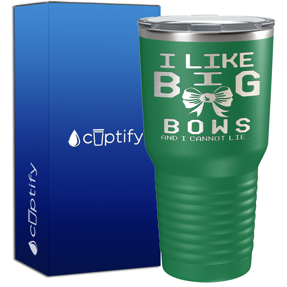 I Like Big Bows 30oz Cheer Tumbler