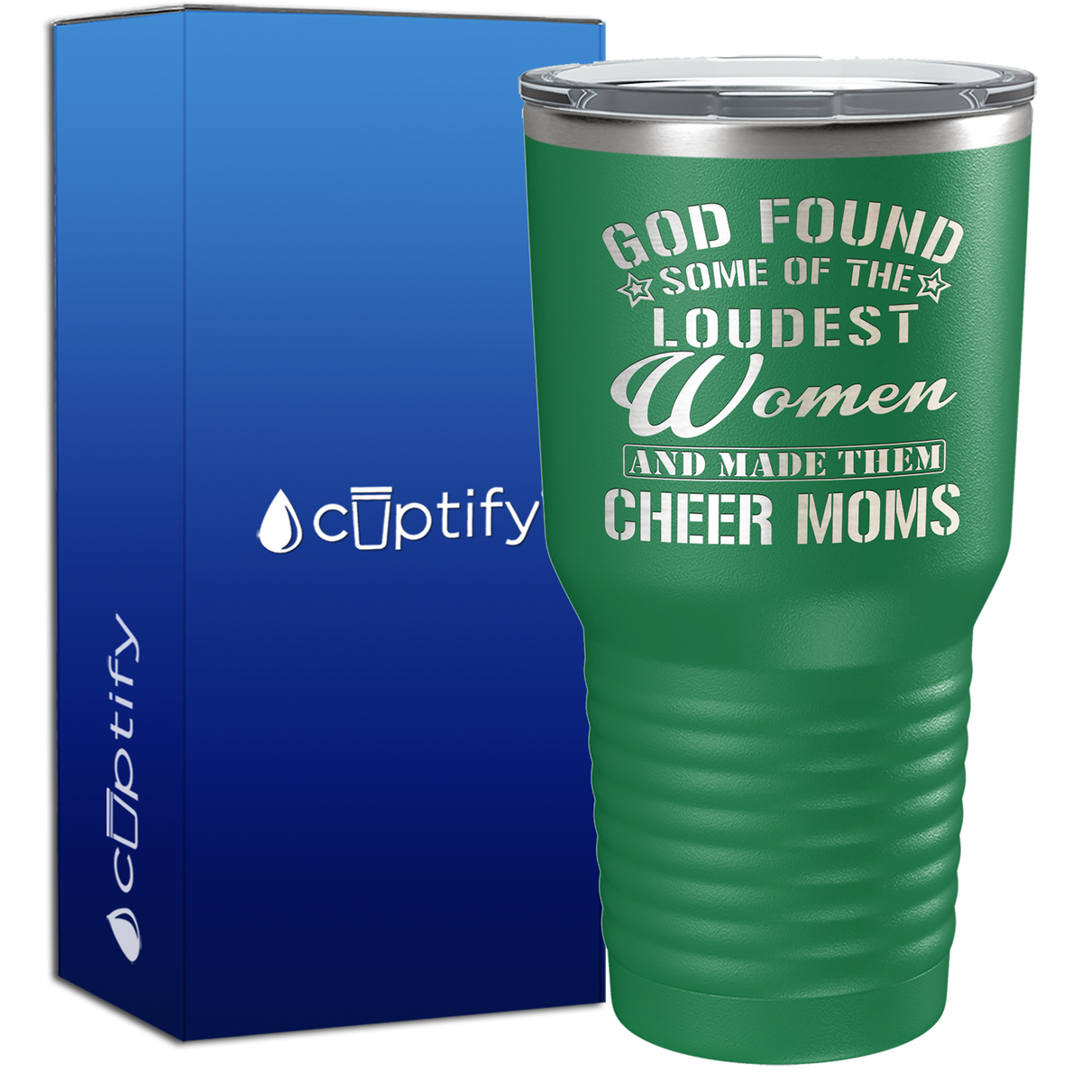 God Found Some of the Loudest Women 30oz Cheer Tumbler
