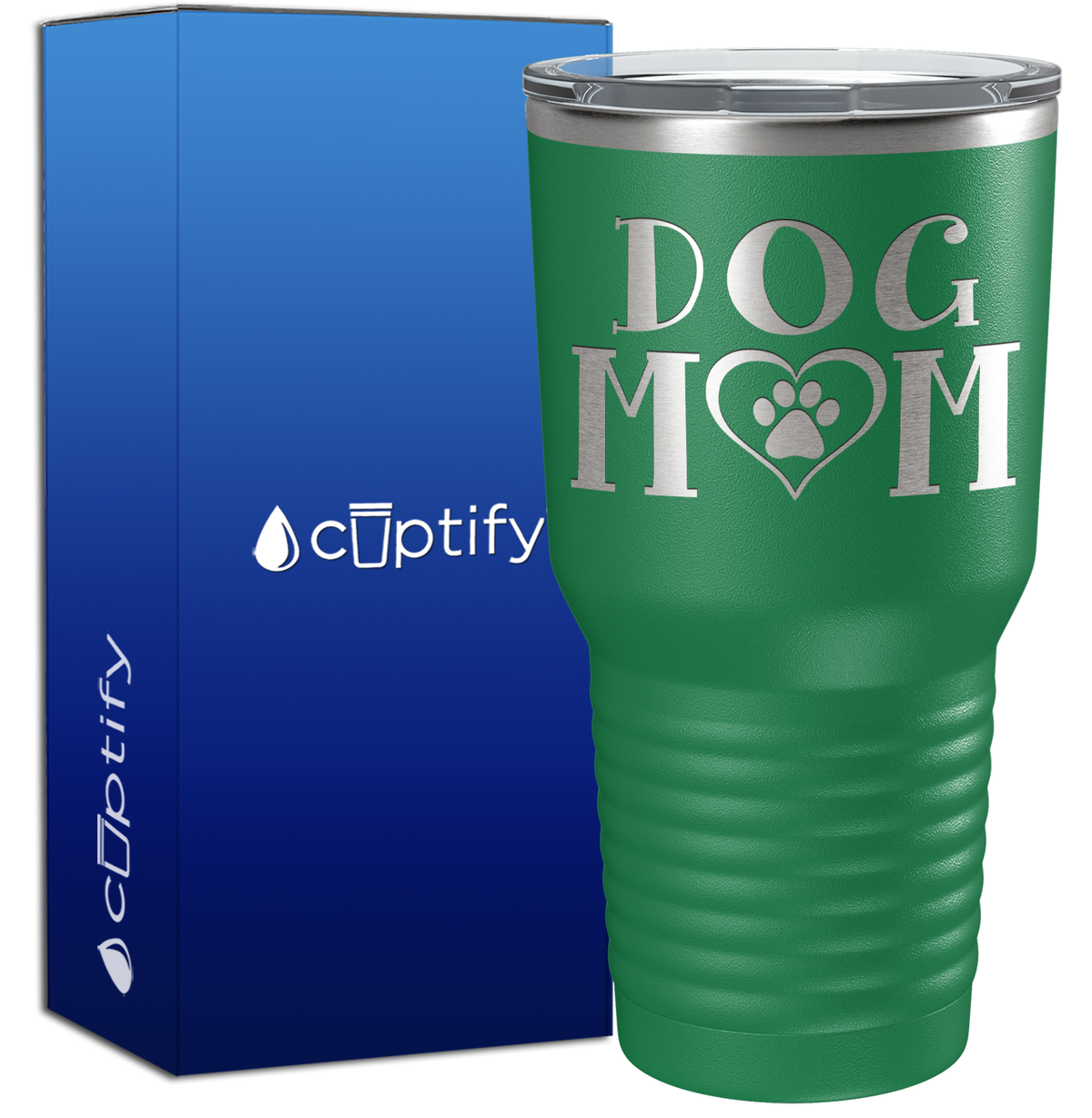 Dog Mom Heart 30oz Mom Tumbler