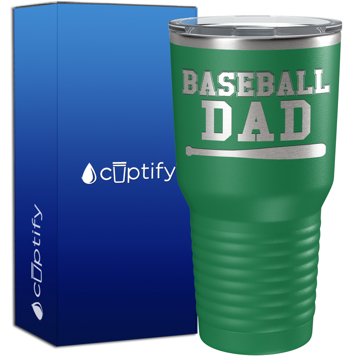 Baseball Dad 30oz Baseball Tumbler