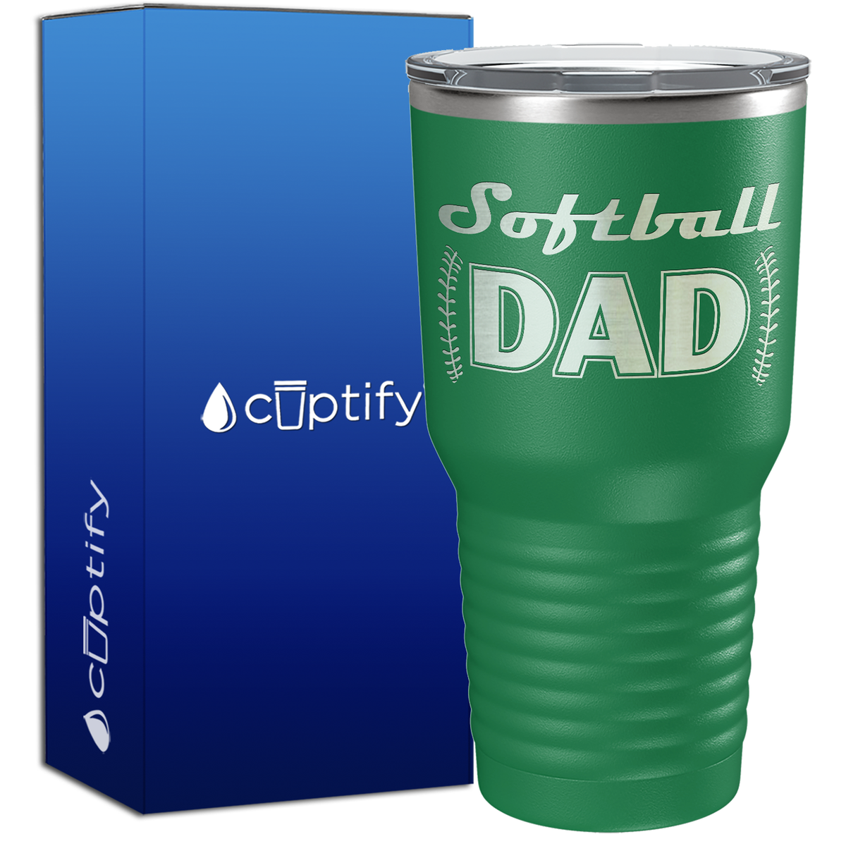 Softball Dad 30oz Softball Tumbler