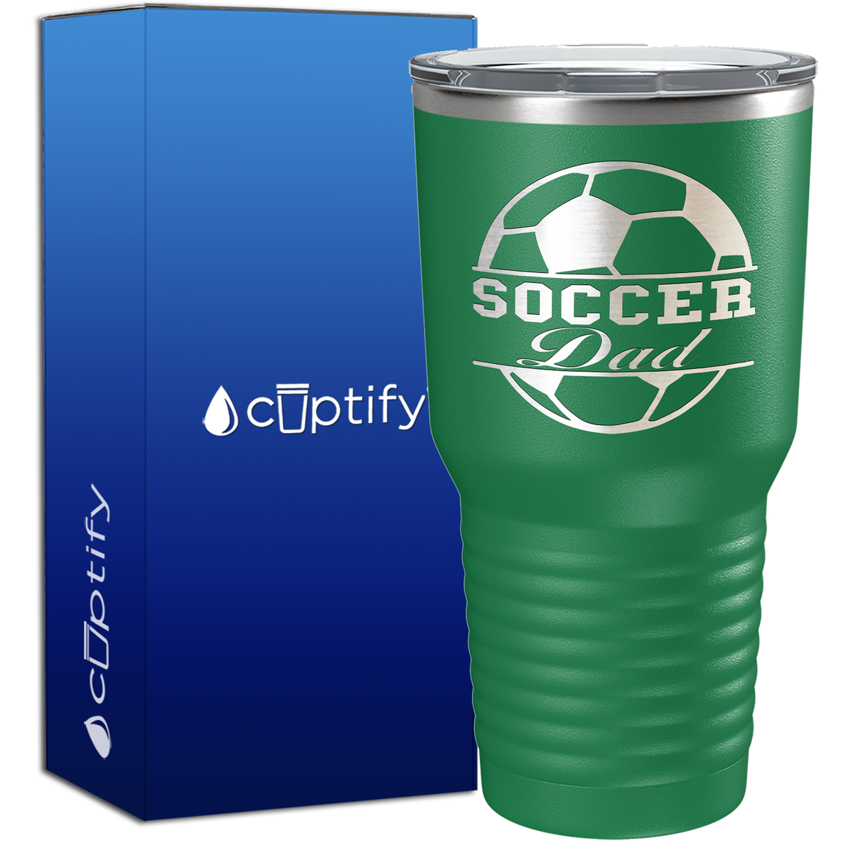 Soccer Ball Dad 30oz Soccer Tumbler