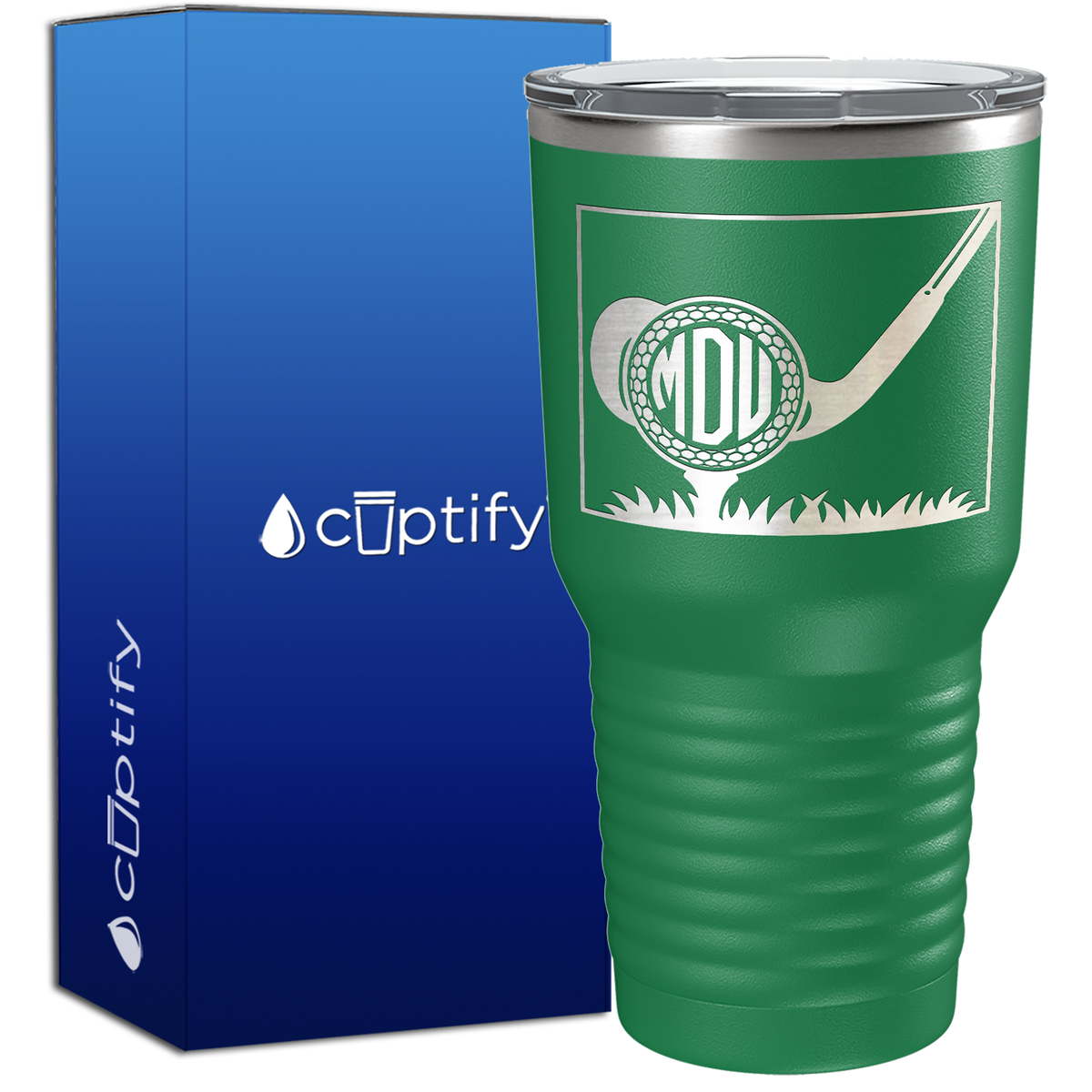 Monogrammed Golf Ball 30oz Golf Tumbler