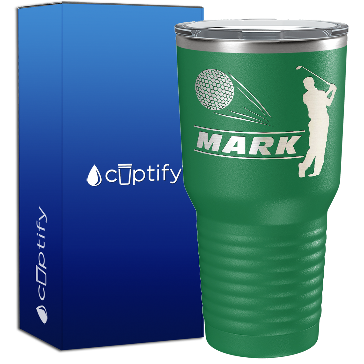 Personalized Golfer 30oz Golf Tumbler