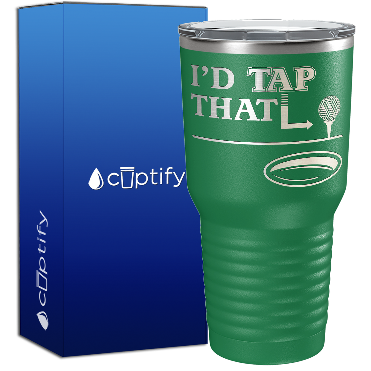 I'd Tap That Golf Ball 30oz Golf Tumbler