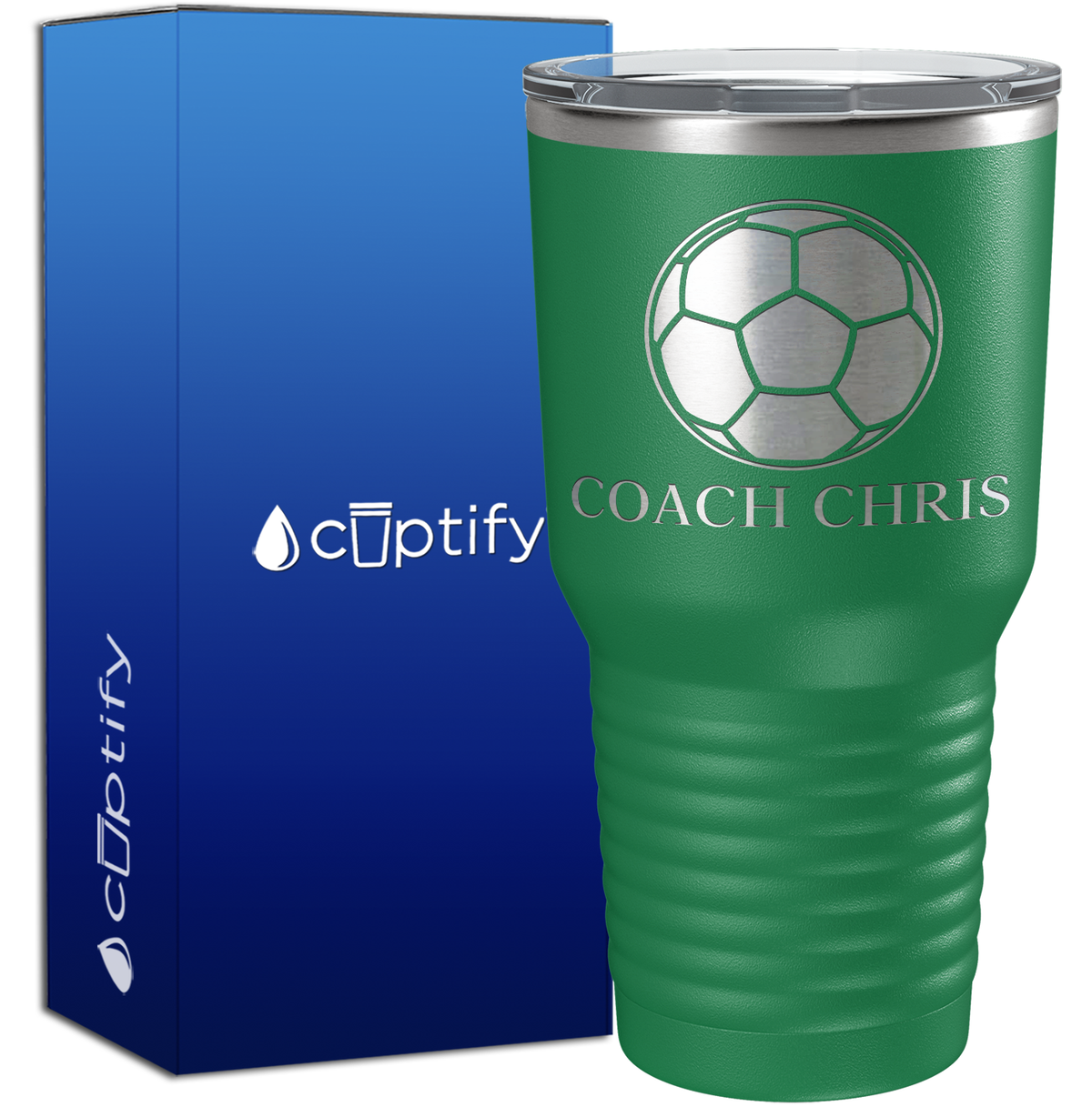 Personalized Soccer Coach 30oz Coach Tumbler