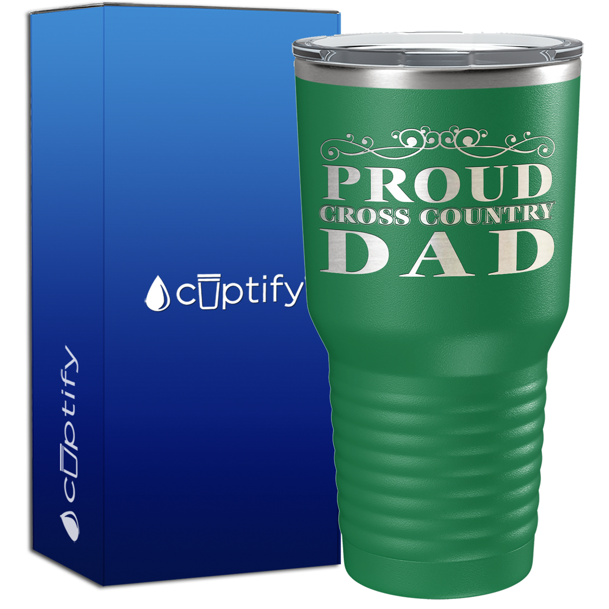 Proud Cross Country Dad 30oz Cross Country Tumbler