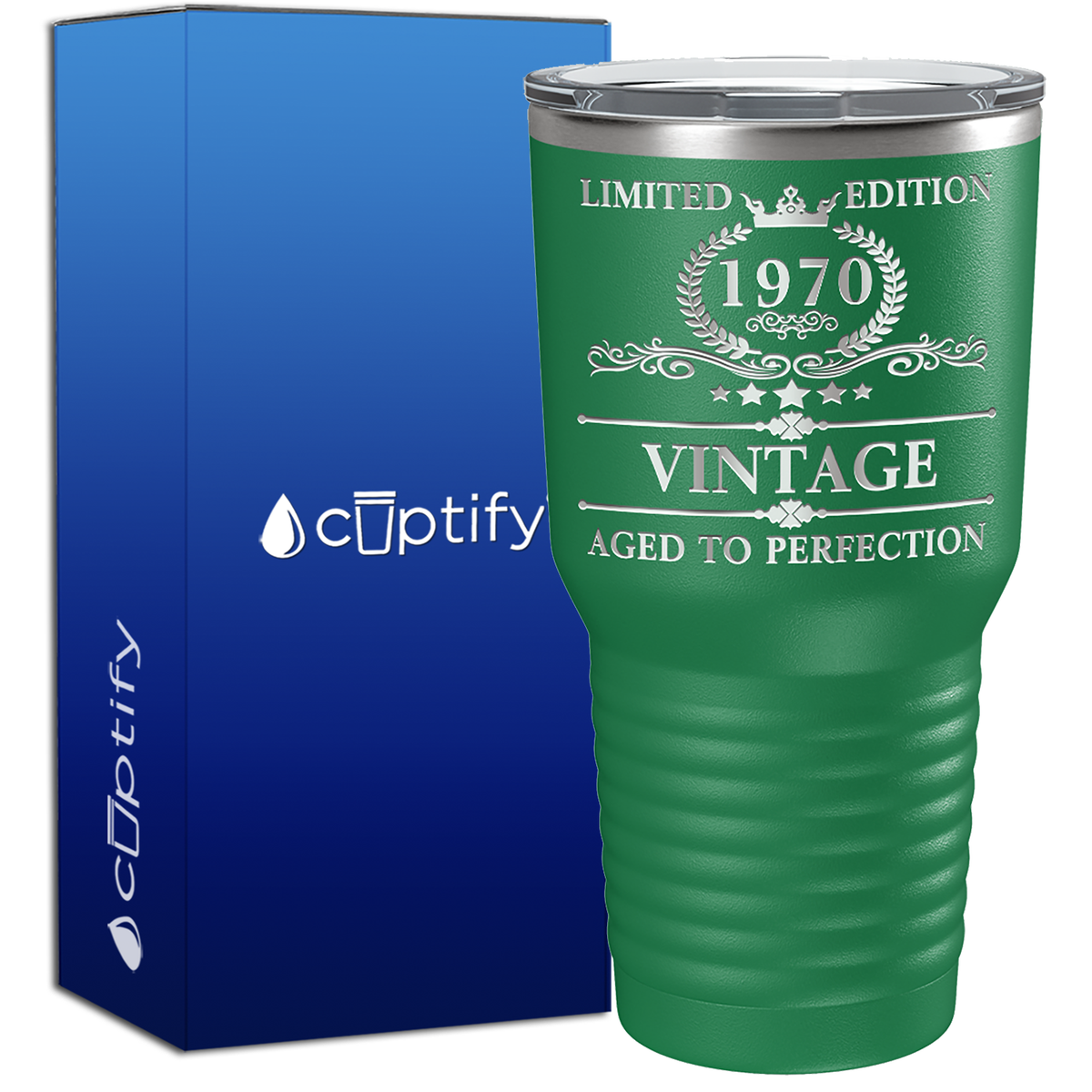 1970 Limited Edition Aged to Perfection 55th Birthday 55 Years Old 30oz Vintage Tumbler