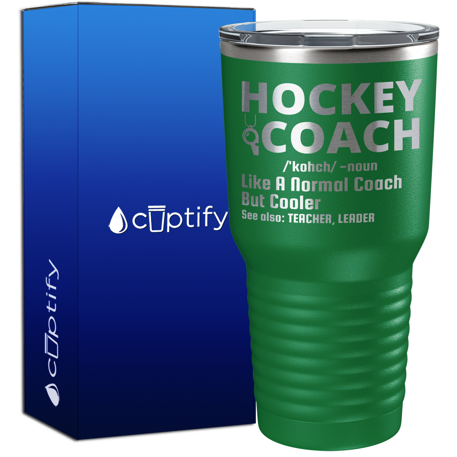 Hockey Coach Like a Normal Coach But Cooler 30oz Hockey Tumbler