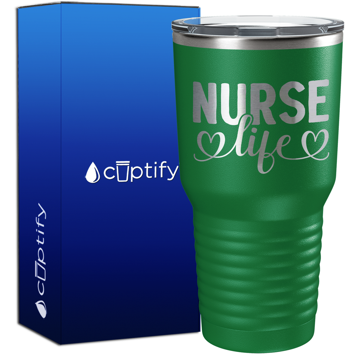 Nurse Life Hearts 30oz Nurse Tumbler