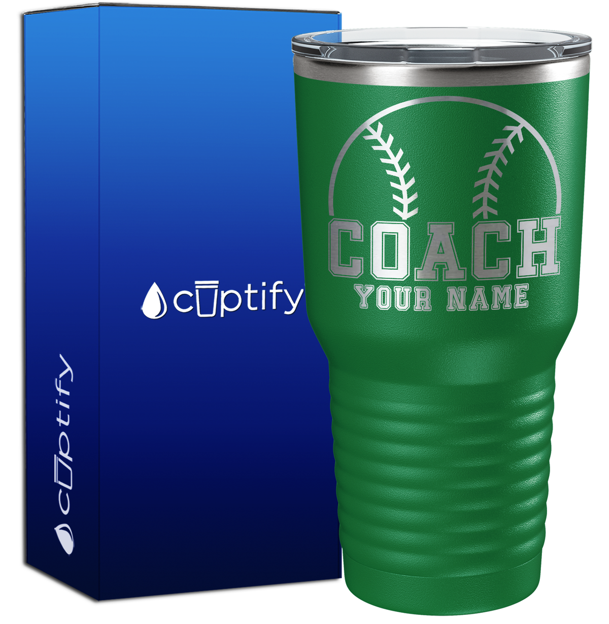 Personalized Baseball Coach 30oz Coach Tumbler