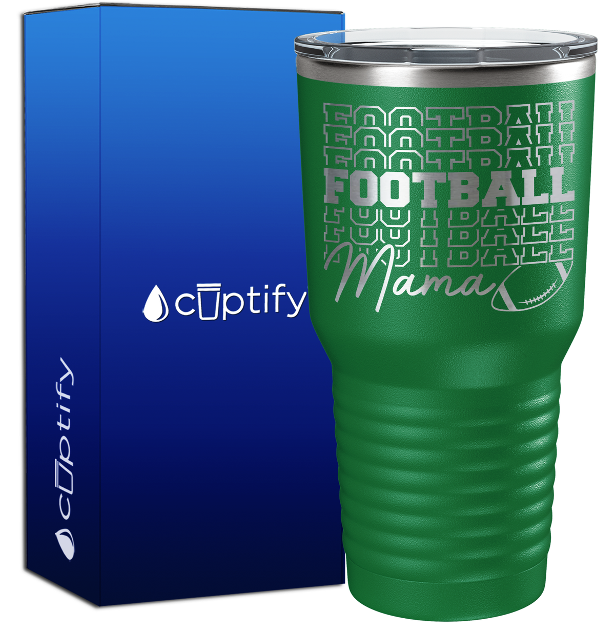 Football Football Mama 30oz Football Tumbler