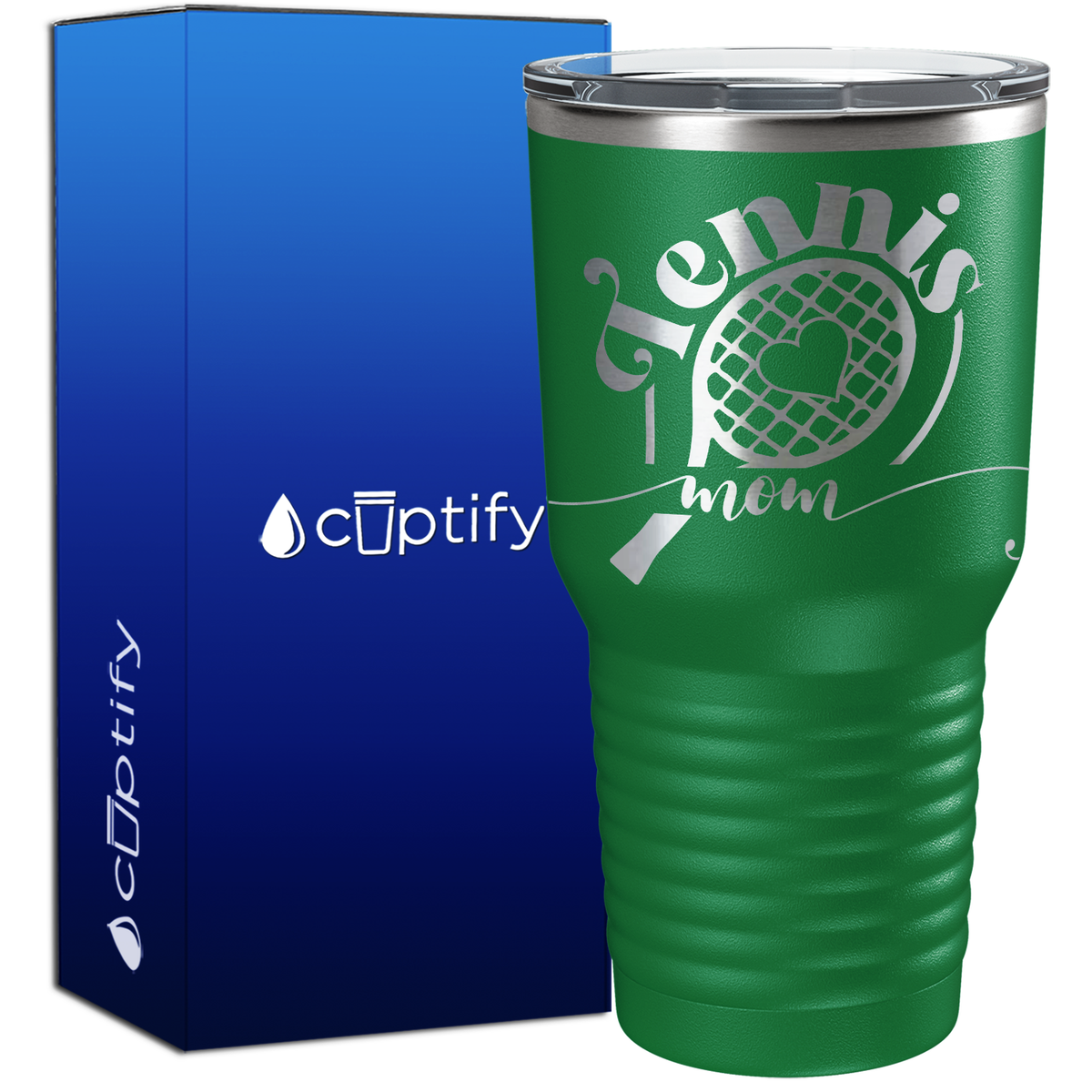 Tennis Racket Mom 30oz Tennis Tumbler