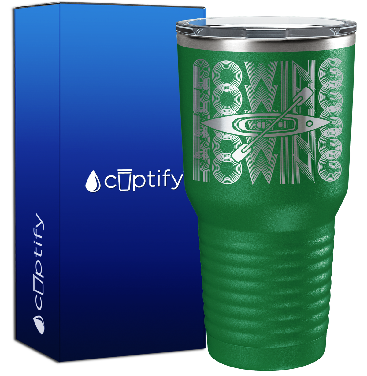 Rowing Rowing Rowing 30oz Crew Tumbler