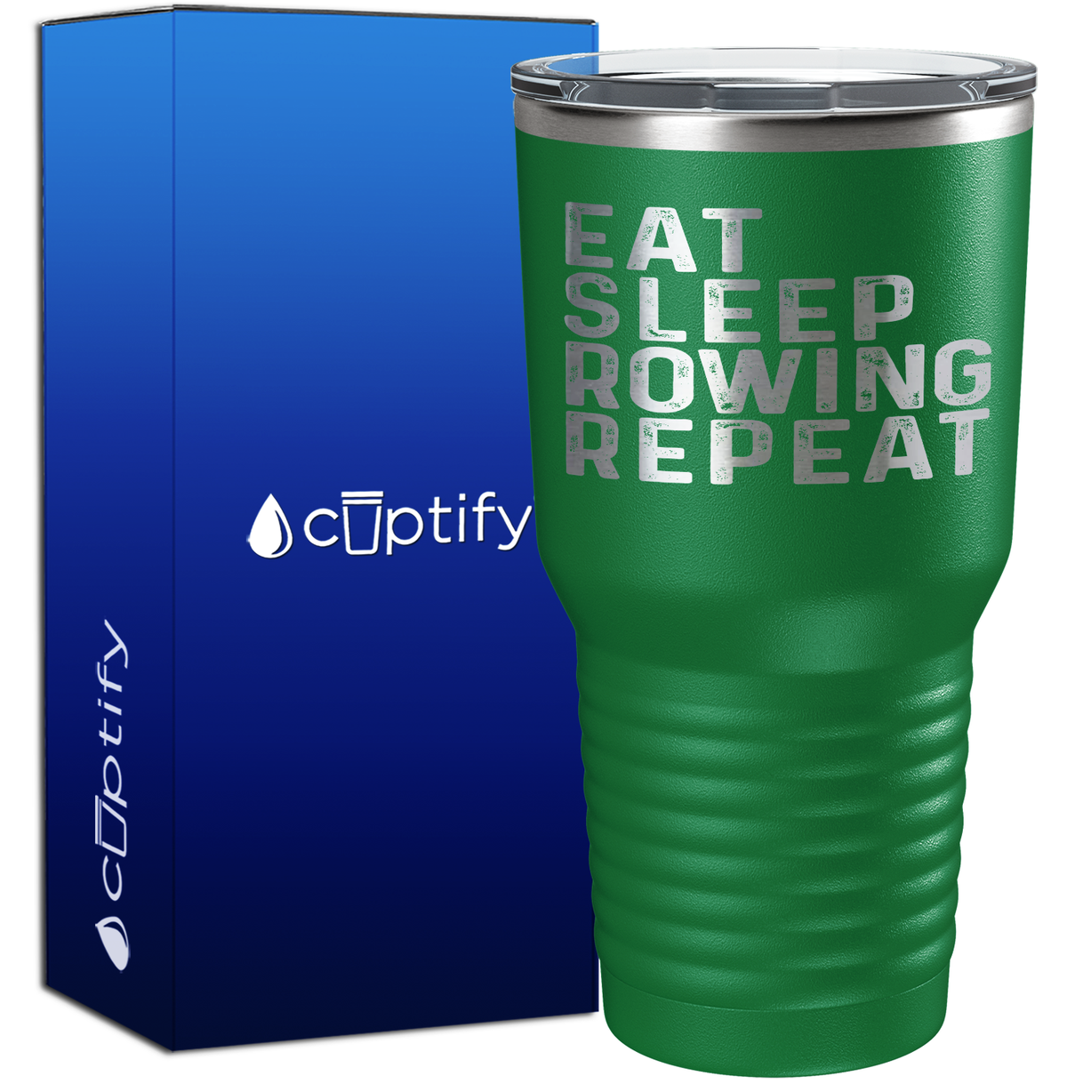 Eat Sleep Rowing Repeat 30oz Crew Tumbler