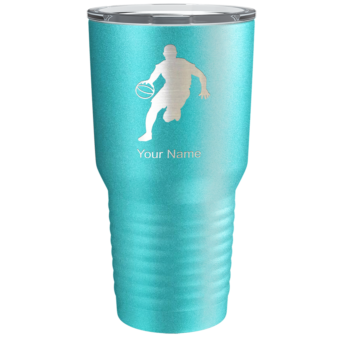Personalized Basketball Player Silhouette Tumbler