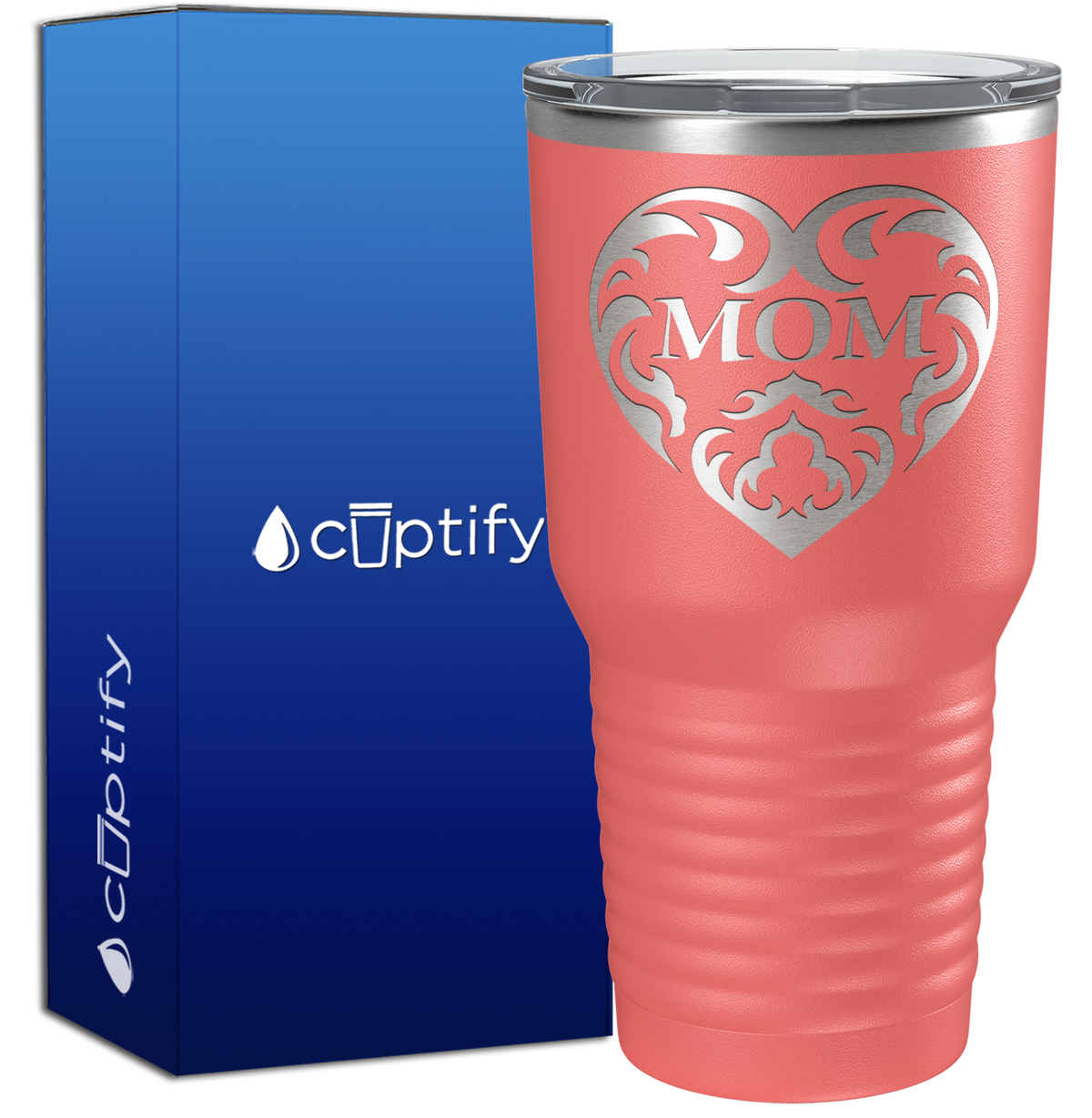 Mom Heart 30oz Mom Tumbler