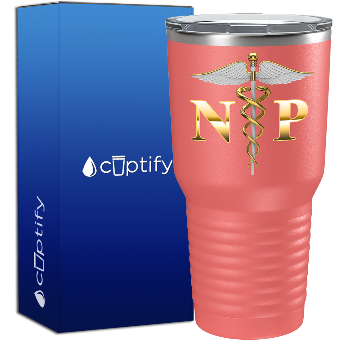 Nurse Practitioner Caduceus  Nurse Tumbler