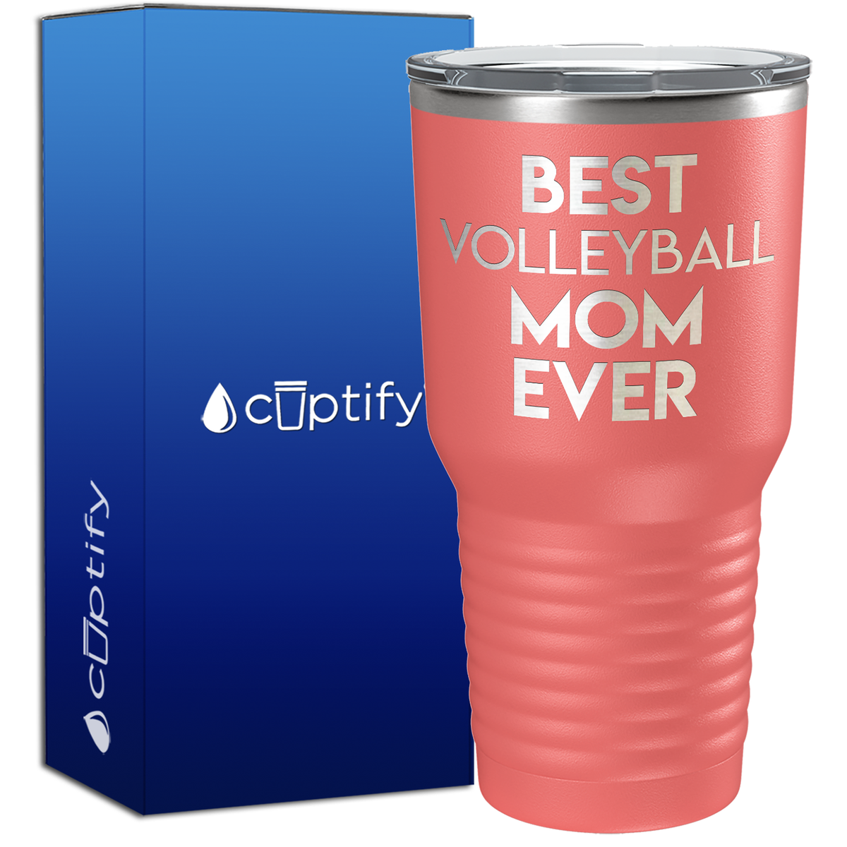 Best Volleyball Mom Ever 30oz Stainless Steel Tumbler
