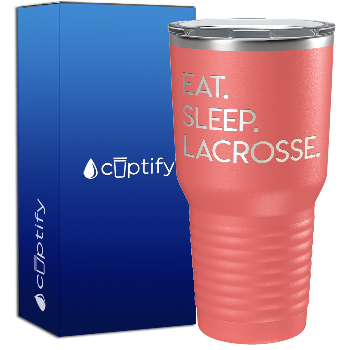 Eat Sleep Lacrosse 30oz Lacrosse Tumbler