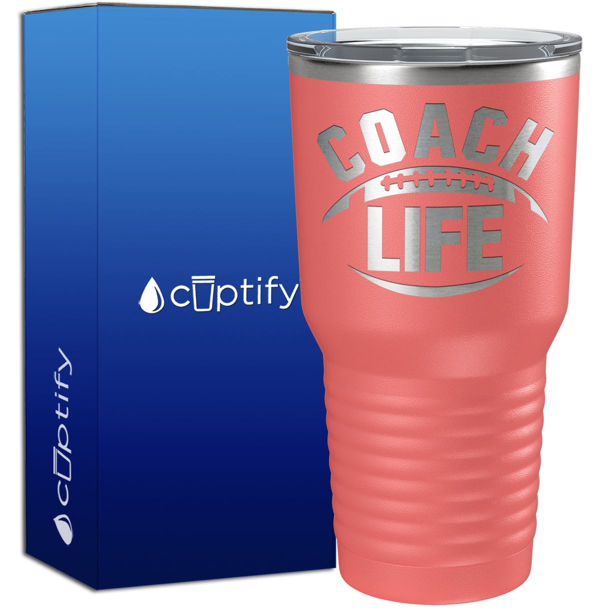 Football Coach Life 30oz Coach Tumbler